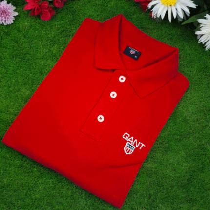 GANT POLO T-SHIRT RED
