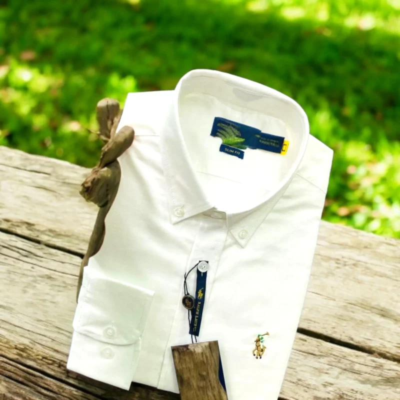 Ralph Lauren Premium Solid Shirt-White