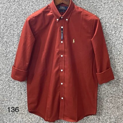 Full Sleeve Oxford Shirt-Polo